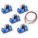 5 Pcs LM317 DC-DC Converter 4.2-40 V Buck Step-Down Adjustable Voltage Regulator Circuit Board for Ardunio with 24 AWG Wire