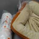 Bedsure Orthopedic Dog Bed Medium Size Dogs - Washable Medium Dog Cat Bed Waterproof, Comfort Pet Couch Sofa with Washable Removable Cover, Pets Bed with Nonskid Bottom, Ember Clay, 28"