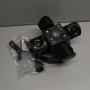 Moving Head DJ Light with Remote Control 4 Arms RGBW Home Party Disco Light with Sound Active DMX Strobe Beam Lighting for Halloween Christmas