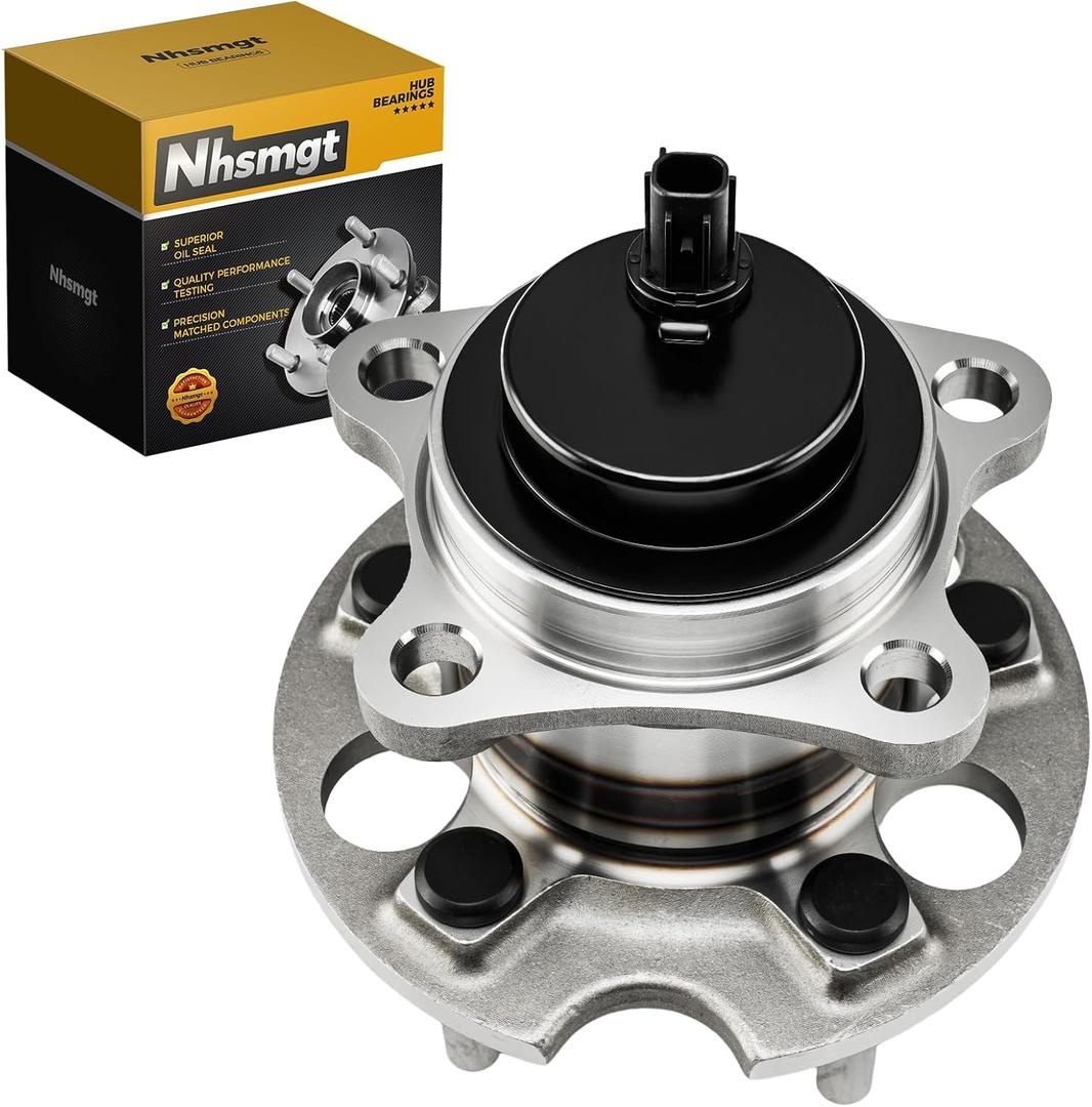 512456 1pc Rear FWD Wheel Bearing Hub Assembly Fit for Toyota Sienna 2011-2018 & 2020 with ABS 5-Lugs