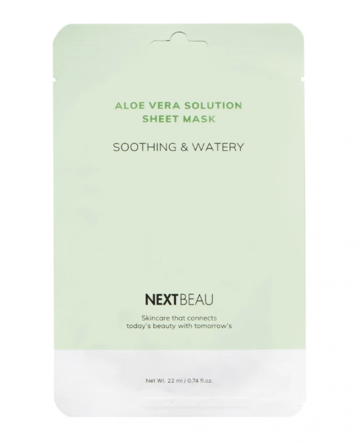NEXTBEAU [PACK OF 7 Solution Sheet Mask Pack Aloe, Niacinamide, Collagen, Hemp seed, Hyaluronic Acid