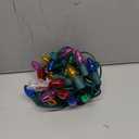 C7 LED Multicolor Christmas Tree String Lights, 25FT Colorful Christmas Lights Indoor Outdoor Hanging Decorations for House Garden Patio Party (Green Wire)