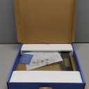 Etekcity Digital Body Weight Bathroom Scale, Large Blue LCD Backlight Display, High Precision Measurements, 6mm Tempered Glass, 400 Pounds, Black (11.9 x 11.9 inches)