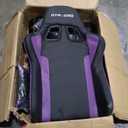 GTRACING Gaming Chair with Speaker and Footrest Office Computer Chairs Music Video Gamer Chair Heavy Duty Ergonomic Computer Office Desk Chair Purple