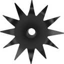 DEVONIC Cordless Tiller Cultivator Electric Replacement Blade1 Set Contains Two Blade Heads