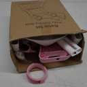 Potty Training Seat, Upgrade Toddler Toilet Seat for Kids Boys Girls, 2 in 1 Potty Training Toilet, Splash Guard Anti-Slip Pad Step Stool (Pink)