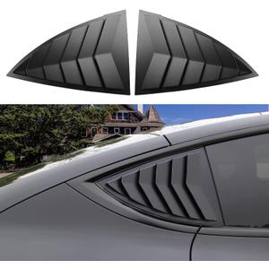 YHCDSEA for Model Y Side Window Louver Cover Sport Style for Tesla Model Y 2021 2022 2023 2024 2025 2026 Accessories (Matt Black)