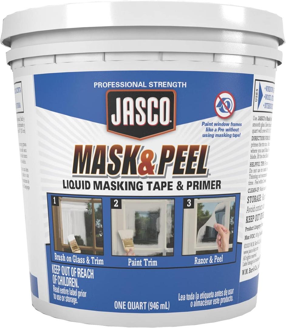 JASCO Liquid Mask & Peel, Liquid Masking Tape, 1 Quart