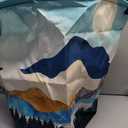 Mountains Moon Nature Scenery Laundry Basket,Waterproof Foldable Laundry Hamper, Dirty Clothes Laundry Basket, Linen Bin Storage Organizer for Toy Collection 16" x 20"