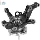 Front Steering Knuckle & Wheel Bearing Hub Assembly for Chevy Aveo 2004-2011, Aveo5 2007-2011, Pontiac G3 2009-2010, 1.6L L4, Right Passenger Side, 96535191, 96870494, 96870492, 94565915, 95492092
