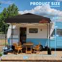 12x12 Pop Up Canopy Tent, Black