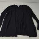 Amazon Essentials Women's Lightweight Open-Front Cardigan Sweater ( Plus Size) (X-Large, Black)