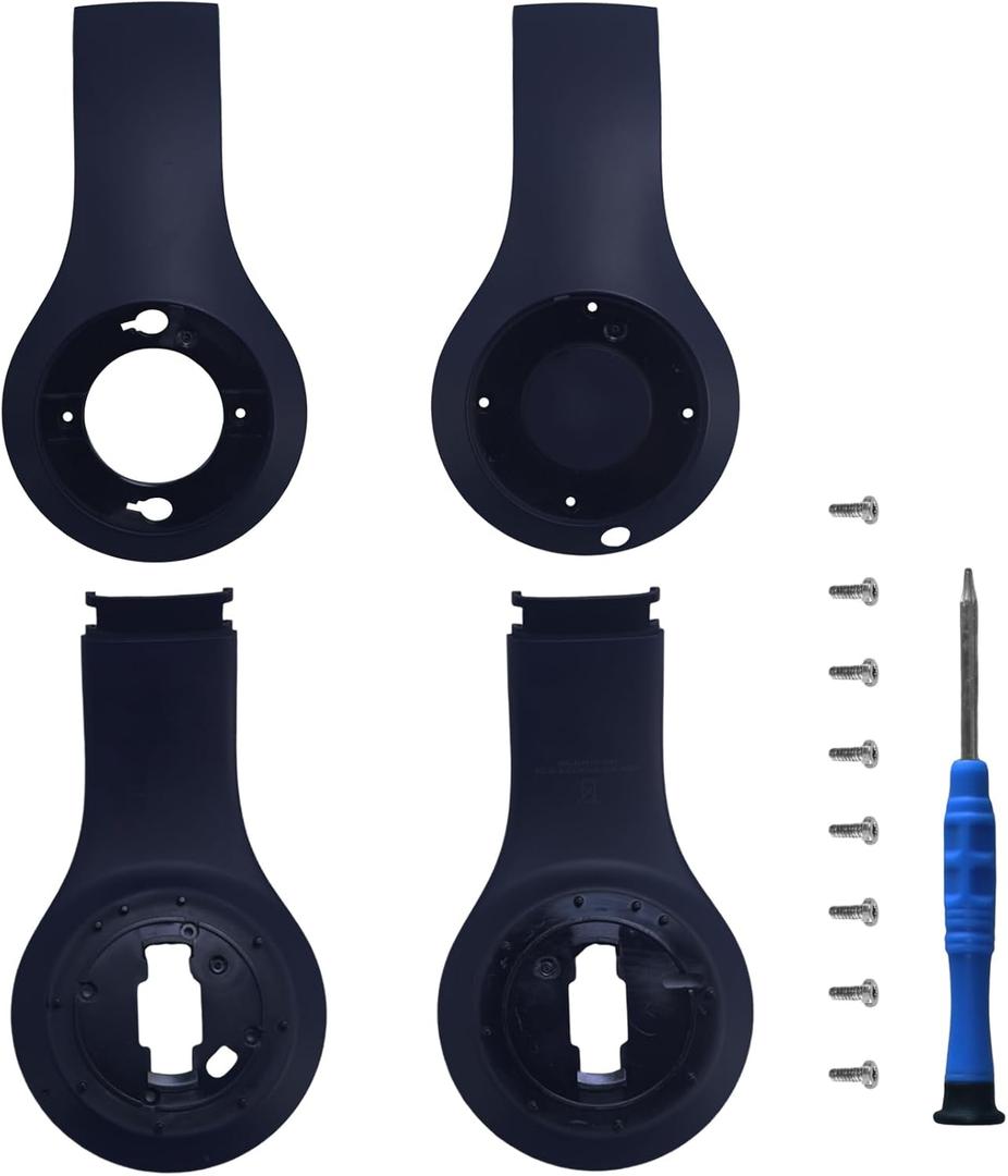 Studio Pro Inside Panel Inner Panel Repair Parts Accessories Repair Kit for Beats Studio ProModel A2924 Headphone,Durable Inner Shell Outside Shell Repair Parts(Navy)