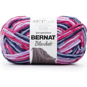 BERNAT BLANKET BB, TOURMALINE 1 Pack of 300g/10.5oz Polyester - 6 Super Bulky - 220 Yards - Knitting/Crochet