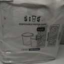 SIUQ 400 Pack 8 oz Kraft Paper Cups, Unbleached Disposable Paper Coffee Cups, Thickened Hot/Cold Beverage Drinking Cup for Party, Home, Cafes, Bistros, Businesses (Brown)