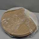 Buryeah 24 Pieces 13 Inch Christmas Round Placemats Circle Woven Place Mats Boho Decor Dining Table Mats Table Scape Hosting Friends for Wedding Birthday Dinner Parties (Beige)