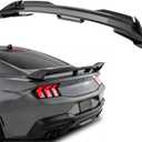 Rear Wickerbill Spoiler for 2024 2025 2026 Ford Mustang Carbon Fiber Look