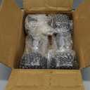 Hex Dumbbells Rubber Coated Cast Iron Hex Black Dumbbell Free Weights for Exercises