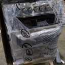 RANGAIRE RRE241TS 24" Electric Range with 4 Burners, 3.0 cu. Ft. Capacity, Freestanding Slide-in AirFry, Convection Oven, Easy Reach Racks, Soft Close Door, Clock and Timer, Stainless Steel