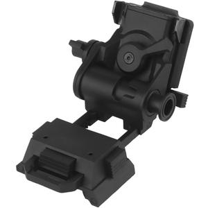 Night Vision Goggle L4G24 Mount,Airsoft Helmet Nylon NVG Mount for PVS15 PVS18 PGPNVG18 Night Vision Goggle (Black)