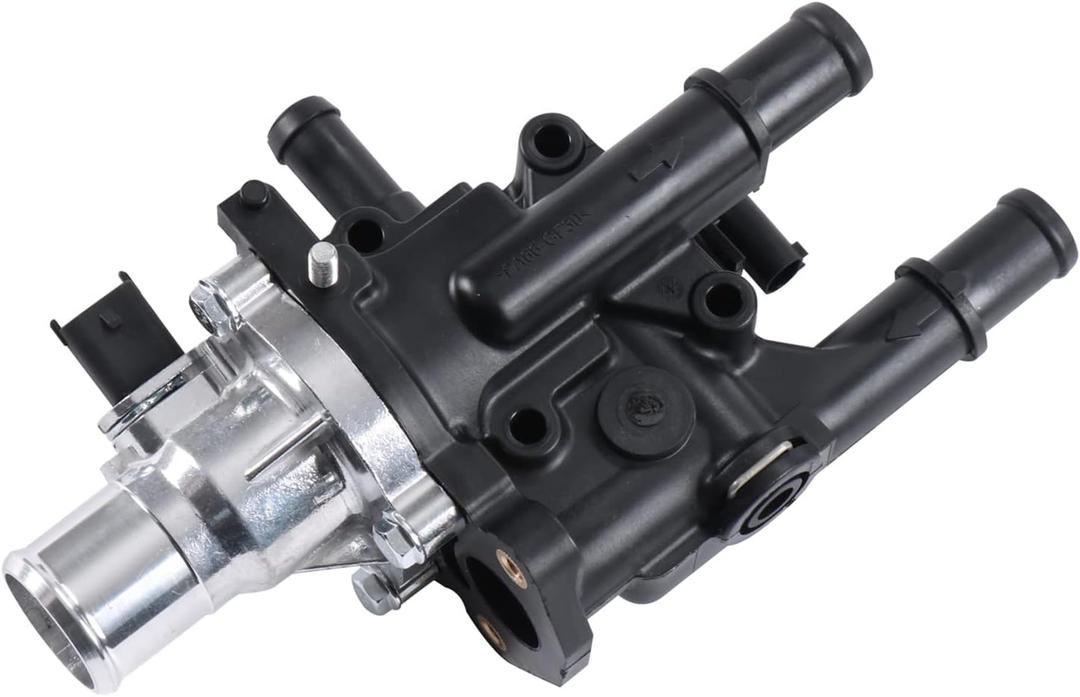 Engine Coolant Thermostat & Housing Assembly W/Sensor Gasket Replacement For Chevrolet Cruze 2011-2015/Sonic 2012-2015/Trax 2013-2017/Tracker 2013-2015 1.8L Engines 25192228, 2519-2228, 55575048