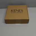 KENES Single Handle Bathroom Sink Faucet, Brushed Nickel Vanity Faucet for Bathroom Sink, with Pop Up Drain Stopper & Water Supply Lines LJ-9031 (Short)