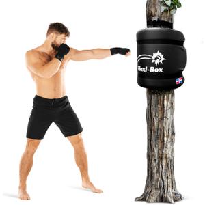 Flexibox Portable Punching Bag Real Striking Bag Alternative to a Heavy Bag for Punches, Kicks & Combos, No Installation, Home & Outdoor Use, Standard, 36"W x 25"H