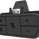 Stereo Headset Adapter for Xbox One and Xbox Series X|S and Elite Controller - Headphone Audio Converter for Voice Chat & Game Sound Mix and Mic Monitoring and Volume Control as Xbox Accessories