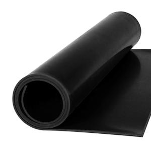 TORRAMI Neoprene Rubber Sheet Roll 1/8 (.125) Inch Thick x 18 Inch Wide x 24 Inch Long for DIY Gaskets, Pads, Seals, Crafts, Flooring,Cushioning of Anti-Vibration, Anti-Slip