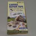 Canvas Repair Tape, 3.2 x 63 Inch Waterproof Heavy Duty Fabric Tape for Furniture, Self Adhesive Canvas Repair Patches for Boat Covers, Sofas, Tents, Louge Chairs, Canopy, Awning Dark Brown