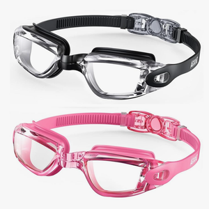 Aegend Swim Goggles, 2 Pack Swimming Goggles No Leaking Adult Men Women Youth