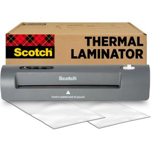 Scotch Thermal Laminator, 2 Roller System for a Professional Finish, Use for Home, Office or School, Suitable for use with Photos (TL901X)