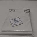 H.VERSAILTEX Primitive Linen Curtains 100% Blackout Curtain Drapes Burlap Fabric Curtains with White Thermal Insulated Liner, Grommet Top Drapes Living Room/Bedroom (2 Panels, 52 x 54 Inch, Ivory)