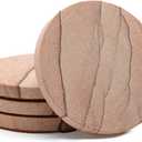 Thirstystone Cinnabar Brand, Multicolor All Natural Sandstone-Durable Stone with Varying Patterns, Every Coaster Is An Original, 4 inch round
