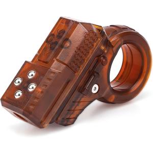 Fidget Spinner Toys Adult & Teen Plastic Magnetic Fidgets Slider Spinner Chain Ring Cool Gadget Roller Office Desk Toy 5 in 1 Stress Relief Sensory Item for Autism ADHD Anxiety Stocking Stuffers Men (Brown)