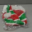 elope Adult Soft Ridged Santa Hat - Velvet Red Hat with Faux Fur Trim and Adjustable Fit, Costume Headwear - One Size