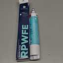 GE RPWFE™ Refrigerator Water Filter, Genuine Replacement Filter, Certified to Reduce Lead, Microplastics, PFOA/PFOS, and 50+ Other Impurities, Compatible with GE Appliances Brands, Pack of 1