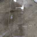 MyGift Premium 15mm Clear Acrylic Entryway Console Table with Bottom Display Shelf, 2 Tier Living Room Sofa Back Storage Shelves Modern Luxury Home Decor