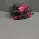 Tournesol Women's Two Piece Rash Guard Short Sleeve Swim Shirts UPF 50+ Built in Bra Swimsuit with Boyshorts with Pockets, Medium, Black & Pink Beach