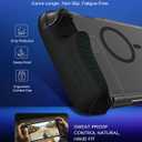 ivoler Dockable [Mag-Safe Fit] Grip Case for Nintendo Switch 2,5-in-1 Kit: Silky-Smooth Matte PC Hard Shell, Detachable 2 x Joycon Grips Cover, 2 x Screen Protector Scratch Shock Protection Full Set