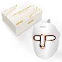 Led Face Mask Light Therapy, 7-1 Colors LED Facial Skin Care Mask, Red Light Therapy Mask for Face, Gold