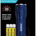 Rayovac Handheld Tactical 200 Lumen LED Flashlight, Batteries Included