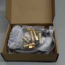 Kitchen Faucet Head Replacement Set Compatible with Moen/Delta/Kohler/Grohe/Hansgrohe, Pull Down 3 Function Kitchen Sink Sprayer Set, 67in Hose and 14.1oz Weight Ball, Brushed Nickel