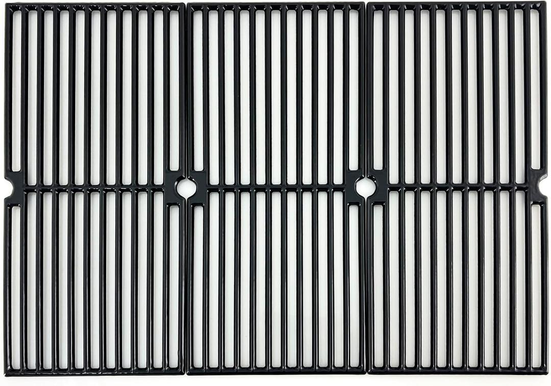 Parts DC110 3-Pack 17.75" Cast Iron Cooking Grate for Brinkmann Grill Replacement Parts, 810-2410-S, 810-2511-S, 810-8411-5, 810-7490-F, 810-8410-F, 810-8411-C, 17 3/4" x 26 13/16" Total