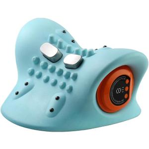 White Elephant Gifts for Adults,Chritsmas Gifts for Women Men,2025 Upgraded Neck Massager Pillow with Heat for Pain Relief,3-in-1 Heat/Vibration/Wave Modes with Remote,Portable