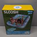 SLOOSH Inflatable Tanning Pool Lounger Float,85" x 57" Extra Large Pool Floats Adult with Pillow,4 in 1 Suntan Tub Raft Floatie,Sunbathing Bed Lounge Blow Up Ball Pit Party Gifts,XL-Cyan White