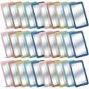 Dandat 30 Pcs Unbreakable Shatter Proof Mirror for Kids 6 x 4 Inches Small Pastel Unbroken Lock Mirrors Bulk for School DIY Crafts Nursery Montessori Daycare Classroom Speech Therapy (Morandi Color)
