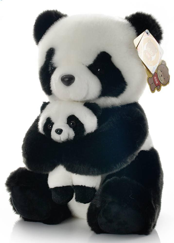 12 Inch Parent-Child Panda Plush Toys Mum and Baby Panda Stuffed Toys