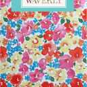Waverly Shi Shi Impressionist Floral Indoor/Outdoor Print Fabric Tablecloth, Shabby Chic Multicolored Pastel Floral, Stain and Water Resistant Tablecloth, 52 Inch x 70 Inch Oblong/Rectangle