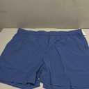 ODODOS Men's Athletic Shorts with Pockets 5" Quick Dry Lightweight Workout Gym Running Shorts, Blue, XX-Large
